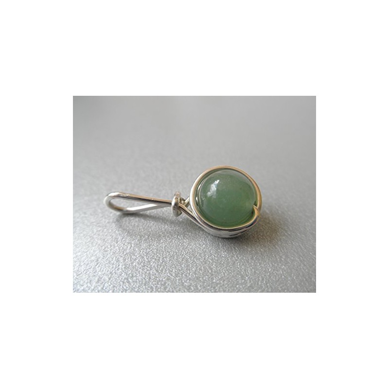 Pendant Tendre Premium Gemstone Aventurine - High-Quality and Durable Silver