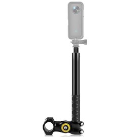 Compatible with Insta360 Selfie Stick Camnoon 113.5cm Motorcycle Motorcycle Selfie 1/4" Screw Replacement for GoPro Hero 11/10/9/8 Insta360 ONE X3/ ONE/EVO