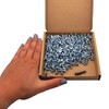 SKIR'CO (300 pcs) Zinc Plated Steel Wood Screws 4.0 x