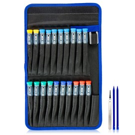 GogoFix Precision Screwdriver Tool Kit Compatible with Electronics, Computer, Laptop, Phone, Pad, Gaming Console, Camera Repair and Maintenance, 20 Pieces