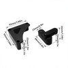 JUTTAUTO Caravan Table Bracket Storage Kit Black Table Security Retaining