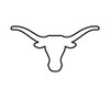Texas Longhorn Sticker Die Cut Decal Cattle Cow 5" Bumper Locker Laptop Window - Sticks to Any Surface