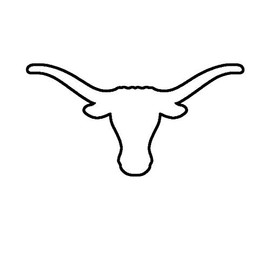 Texas Longhorn Sticker Die Cut Decal Cattle Cow 5" Bumper Locker Laptop Window - Sticks to Any Surface