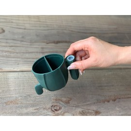 Yawata Kasei Sceltevie Carinotico Rice Measuring Cup Cactus Green, Made in Japan