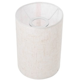 Milisten Ceiling Light Lampshade Drum Cylinder Lampshade Natural Linen Lampshade Clip On Light Cover Lampshade Replacement for Table Lamp Floor Lamp Beige Black Chandelier