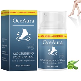 Foot Creams, Urea Foot Cream, Foot Cream Very Dry Feet, Heel Balm for Dry, Cracked Feet, Heels, Elbows, 50 g