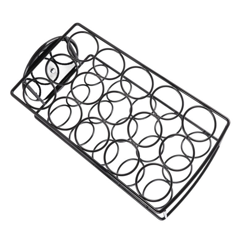 Coffee Pods Holder Pre Assembled Stainless Steel 360 Degree Rotating