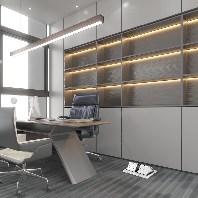 Pop-up Floor Outlet, Double Pop-up Floor Box with 20A Socket