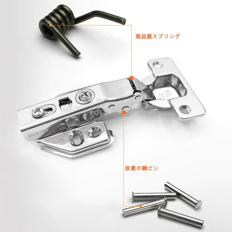 BESTU Sliding Hinges Concealed Hinges Door Furniture with Catch Sliding