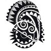 4 Blätter Temporäres Tribal Tattoo Maori Arm Tattoo Oberarm Tattoo