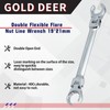 GOLD DEER Flex Head Flare Nut Wrench 19 * 21mm