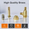 LEYURISE 4 Pack Gas Burner Valve 1/8" MPT X 3/8-27