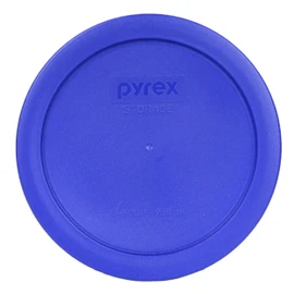 Pyrex 7pc Deep Sea Themed Food Sotrage Replacement Lids - Made in USA