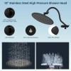 hibbent Shower Head Combo High Pressure Rainfall Shower Head with