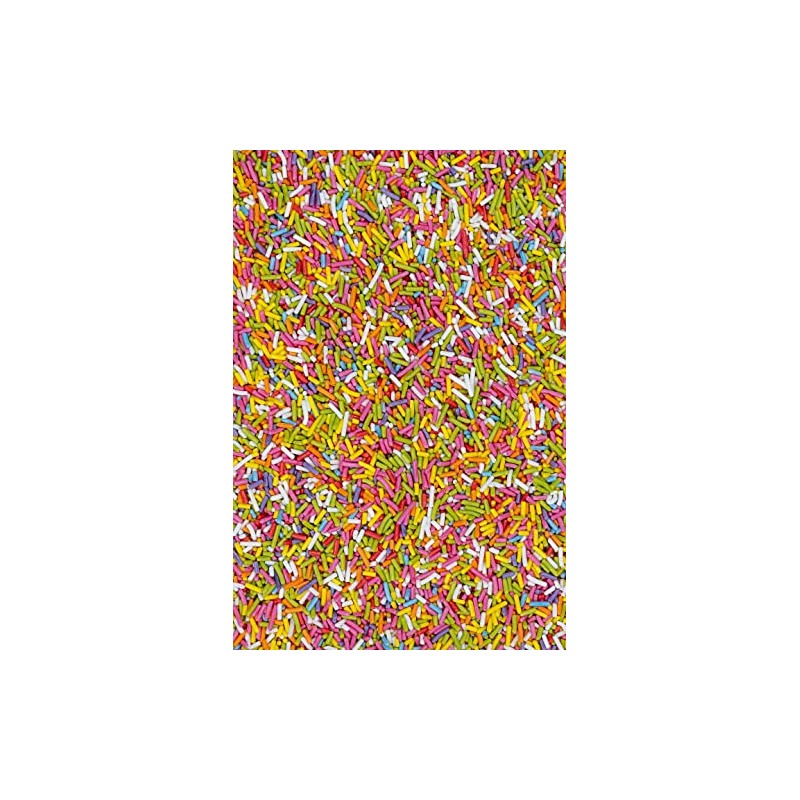 SPRINKLY - Matt Sugar Strands - Rainbow - 30g