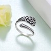 Feijiesi Spoon Rings for Women 925 Sterling Silver Thumb Rings