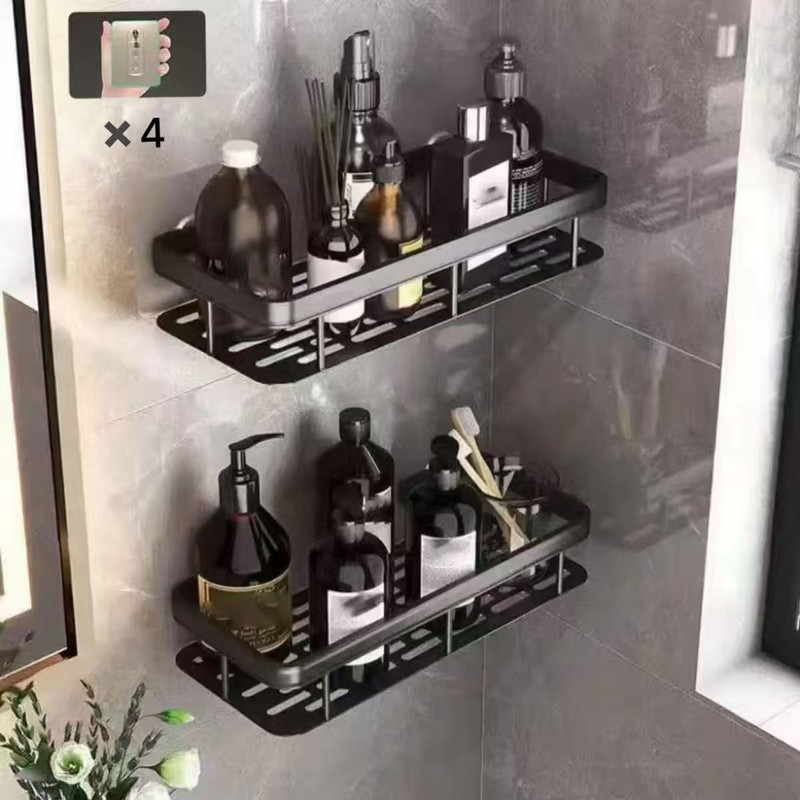 Bathroom Shelf – No Drill Design, Easy Storage for Shampoo