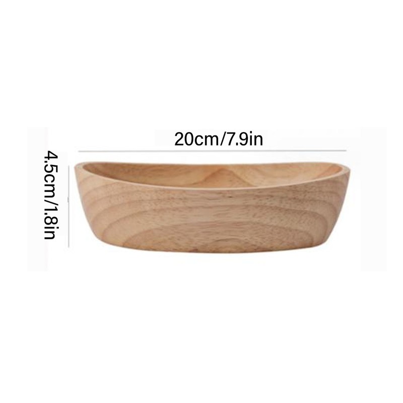 Salad Bowl Versatile Smoother Stylish Durable Easy Cleaning Boat Shaped