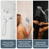 BRIGHT SHOWERS 9 Spray Settings Shower Head with Handheld High