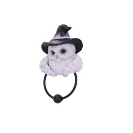 Nemesis Now Snowy Magic Door Knocker, White, 21cm