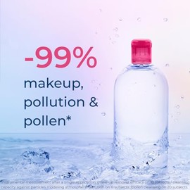 Bioderma - Agua limpiadora micelar calmante Sensibio H2O y solución desmaquillante para piel sensible, rostro y ojos, 16.7 onzas líquidas, paquete de 