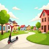 1Pc Red Mini Finger Scooter, Cute Mini Skateboards Plastic Finger