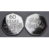 The Commemorative Coin Company 60th Birthday .999 Silver Commemorative. Unique