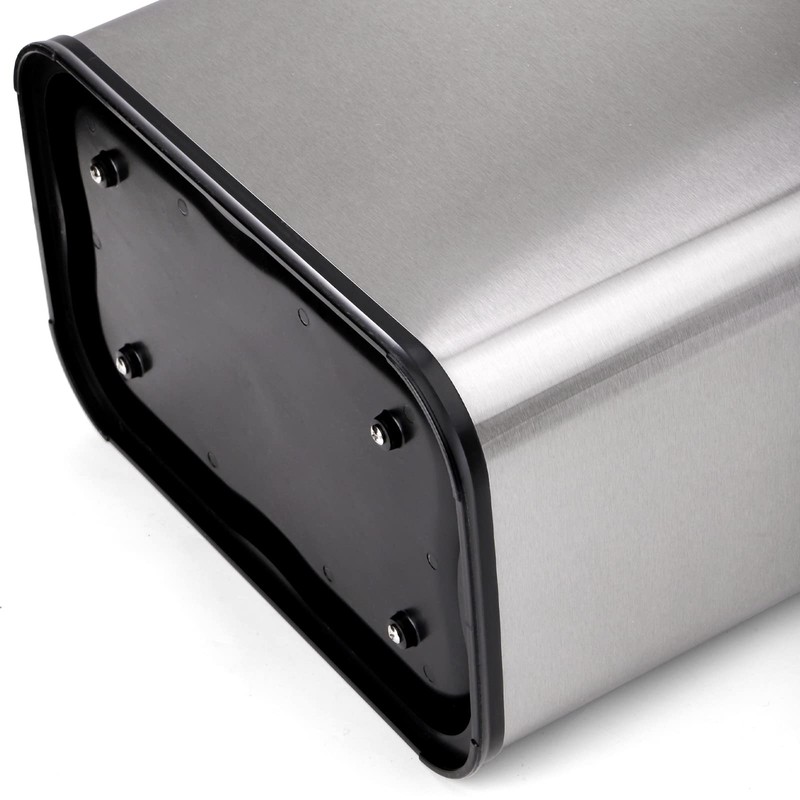 Coloch Small Metal Trash Can, 2.6 Gallon(10L) Slim Size Wastebasket