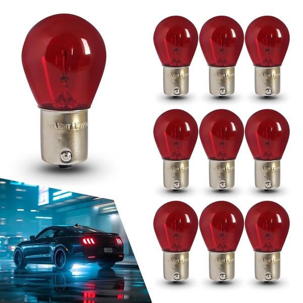 10 PCS Car 1156 Turn Signal Light,P21W 1141 S25 Waterproof