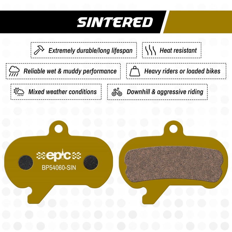epic Disc Brake Pads for SRAM Maven Brakes | Organic,