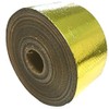 Gold Aluminum Glass Cloth Tape, 2.0 inches (50 mm) x 65.6 ft (20 m), Strong Adhesion, Heat Retention, Cold Insulation, Heat Resistant, Grout
