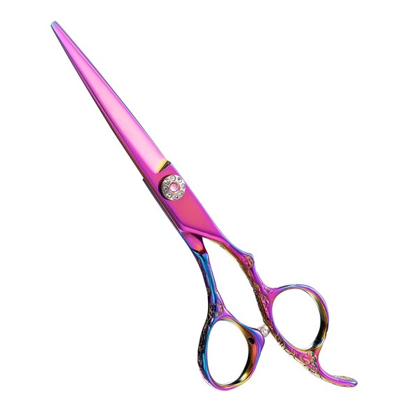 Aolanduo Prime Hairdressing Scissors (6 Inch) with Super Convex Edge, AICHI JP440C Hair Cutting Scissors, Durable, Smooth Movement and Fine Hair Cutting Scissors for Salon (Classic)