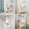 SWTYMIKI Shower Caddy Hanging Organizer - Over the Door Shower