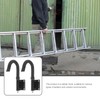 Angoily 2pcs Heavy Duty Ladder Roof Hook, Extension Ladder Stabilizer