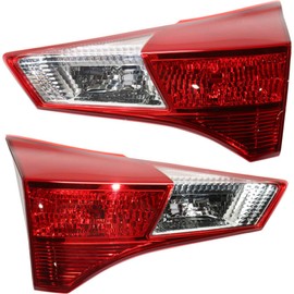 CarLights360: For 2013 2014 2015 Toyota RAV4 Tail Light Assembly Driver and Passenger Side CAPA Certified | Replaces TO2802112 TO2803112