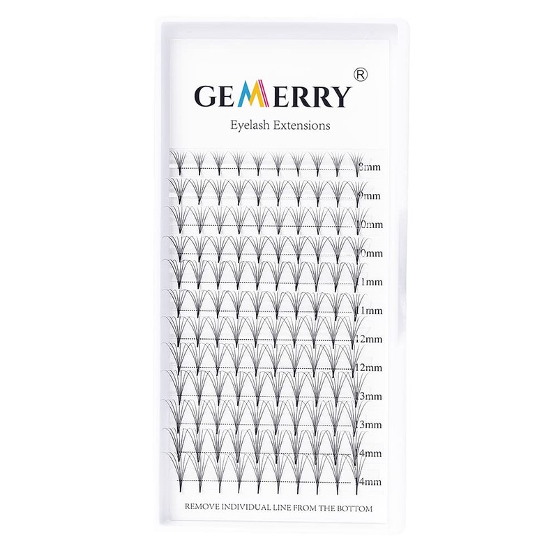 GEMERRY 6D Eyelash Extension Volume Eyelashes Ready Fan Eyelashes 0.07