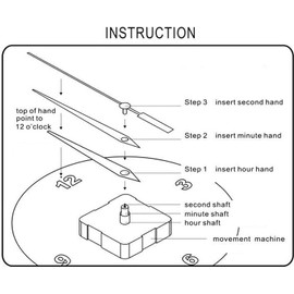 CABLEPELADO - Movement quartz clock quiet 2