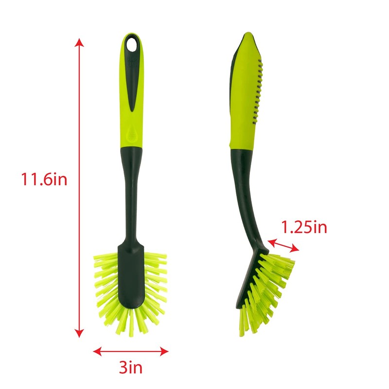 Pine-Sol Long Handle Dish Brush – Heavy Duty Bristle Kitchen