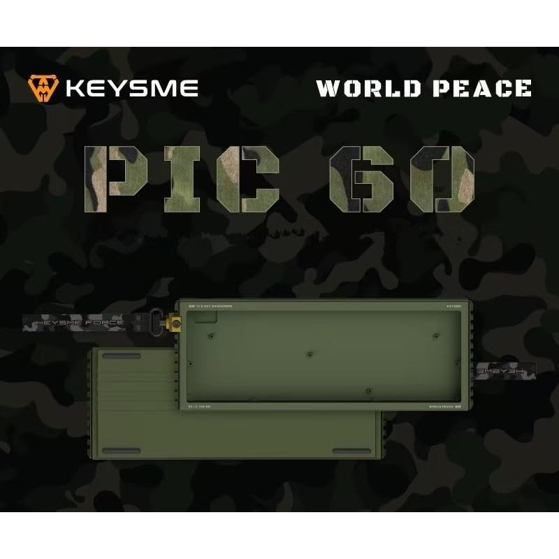 BOYI KEYSME GT60Pro Aluminum Case with Silicone Gasket Mat FR4