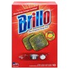 Brillo Steel Wool Soap Pads, Lemon, 10-Count