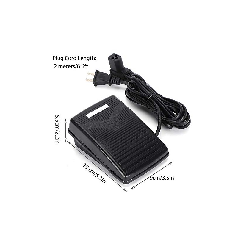GLOGLOW Pedal de Control para Máquina de Coser, Control de