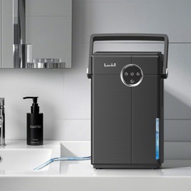 Lacidoll Small Dehumidifier with Drain Hose, Portable Dehumidifier for Bathroom, 118oz Dehumidifiers for Home 800 sq ft with 7 Colorful Light, Quiet Dehumidifiers for Bedroom RV Closet Basement