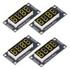 4 Sets Digital Tube Display Module LED 4 Digit 7