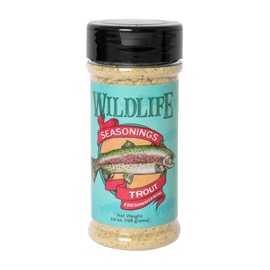 Wildlife Seasonings Trout Freshwater Blend – Premium Dry Rub & Grilling Seasoning for Trout, Meat, & Vegetables – Perfect Steak Marinade & Stuffing Seasoning – Enhance Fish