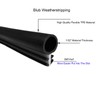 Bubble Kerf Mount Window Weatherstrip Seal 1/4" Bulb, Stiff Kerf