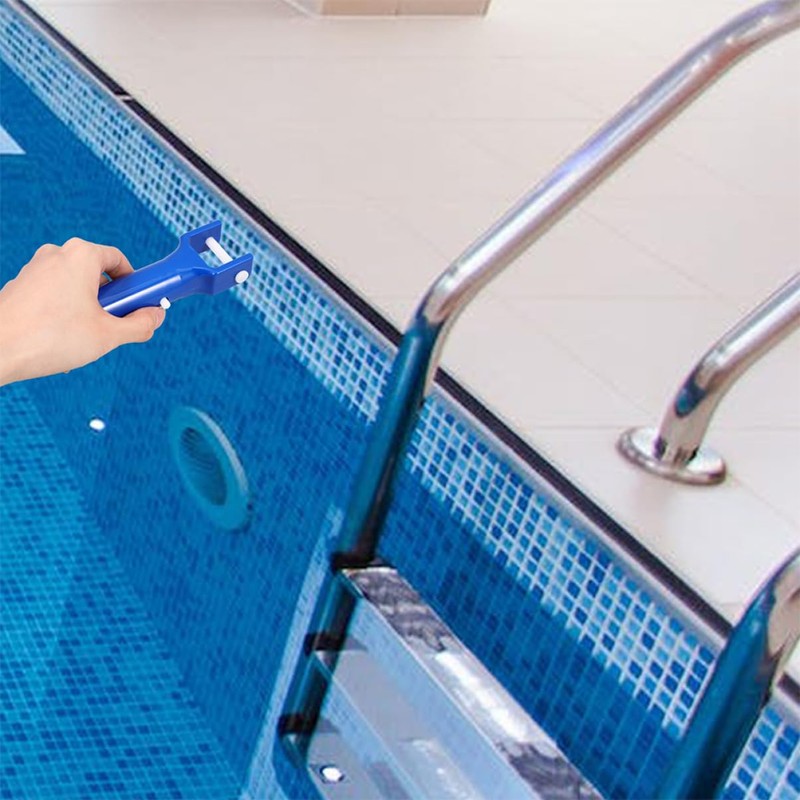 Kisangel Durability Efficiency 5pcs Pool Vacuum Replacement Handles V-Shaped Clips