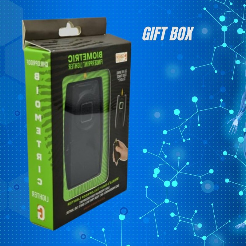 GEI Black Biometric Fingerprint Pocket Lighter 1 pk - Case