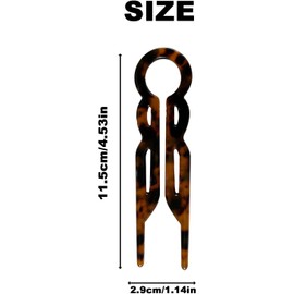 U-Shaped Hair Pin, 2025 New Hair Accessories, Elegant Hair Clips for Women, Suitable for All Hair Types(4PCS)