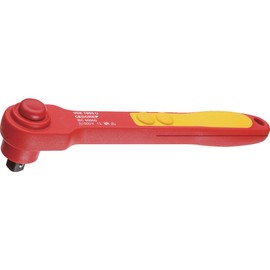 Gedore Ratchet Handle VDE 1993 U Insulated Rear Swivel Angle 10°