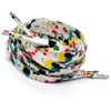 BGXW Thin Flat Leopard Cow Print Shoelaces Camouflage Shoe Laces